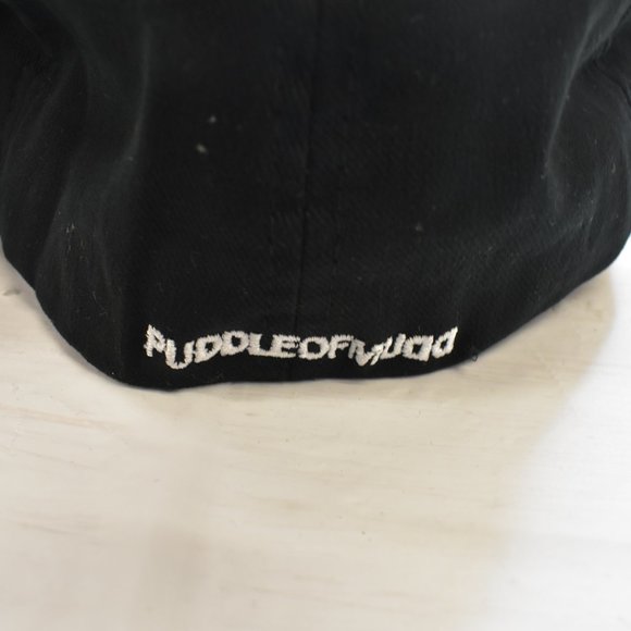 Puddle Of Mudd Mens FlexFit Embroidered Arrow In Circle Logo Hat Cap New S/M - Picture 6 of 7